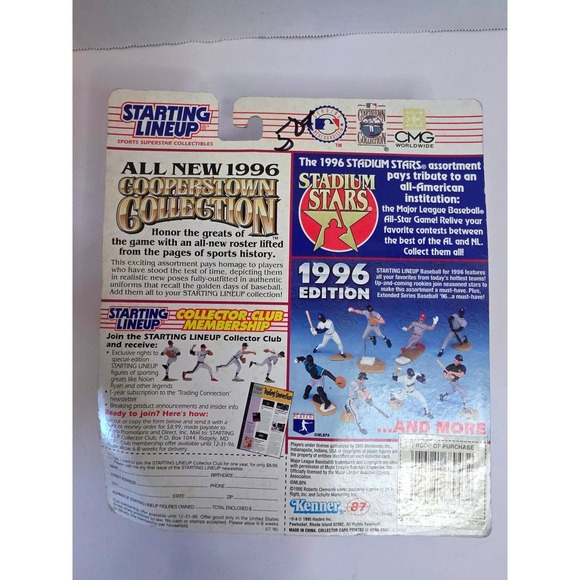 1996 Starting Lineup Cooperstown Collection Roberto Clemente Pirates Figure - Picture 4 of 4